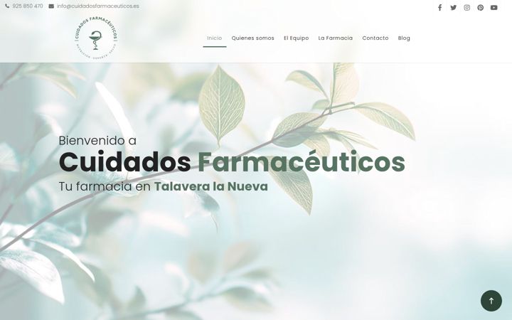 Screenshot of cuidadosfarmaceuticos.es