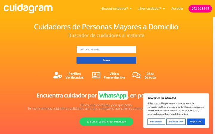 Screenshot of cuidagram.com