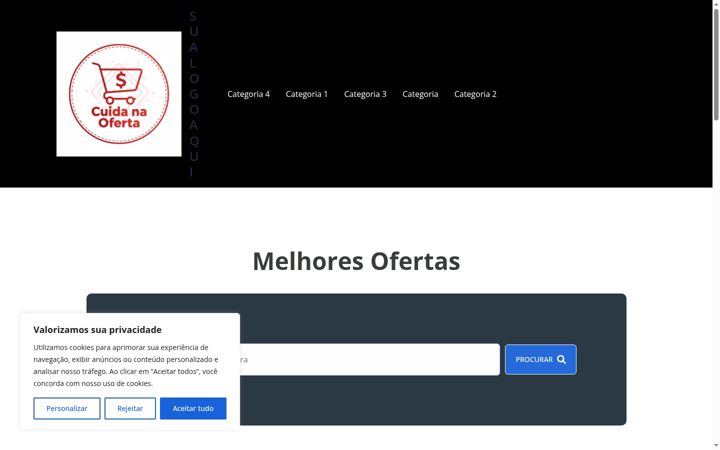 Screenshot von cuidanaoferta.com.br