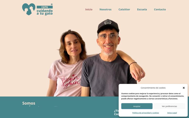Screenshot of cuidandoatugato.com