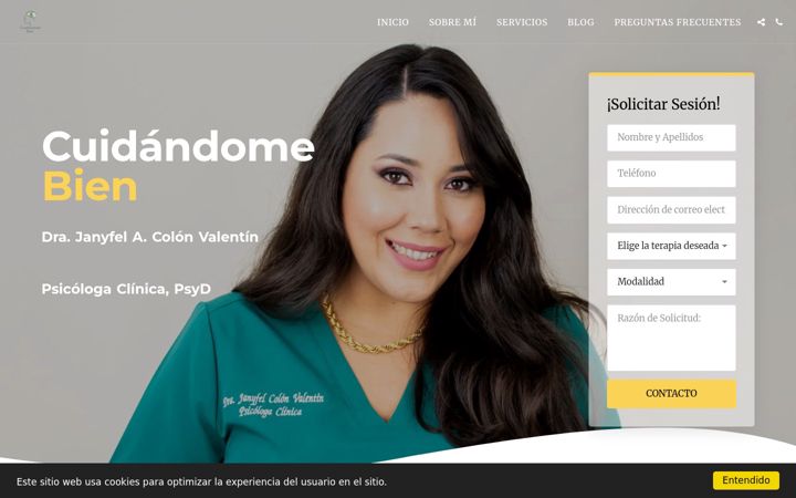 Screenshot of cuidandomebien.com