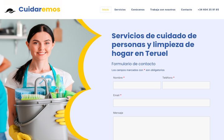 Screenshot of cuidaremos.es