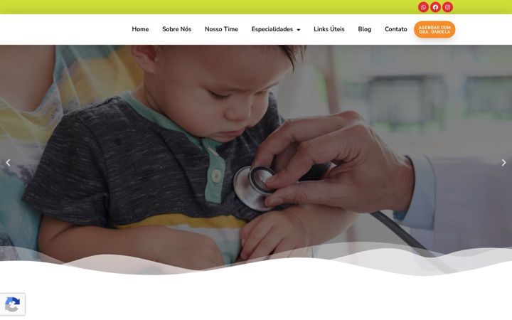 Screenshot von cuidarpediatria.com.br