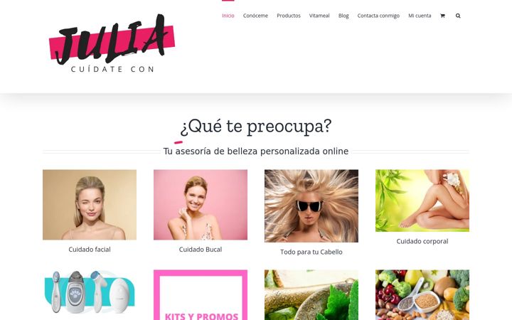 Screenshot of cuidateconjulia.com