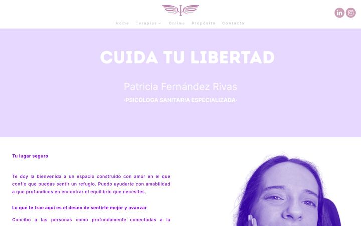 Screenshot of cuidatulibertad.es