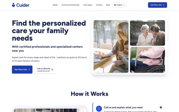 Screenshot of cuider.es