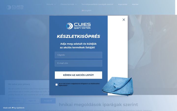 Screenshot of cuies.eu