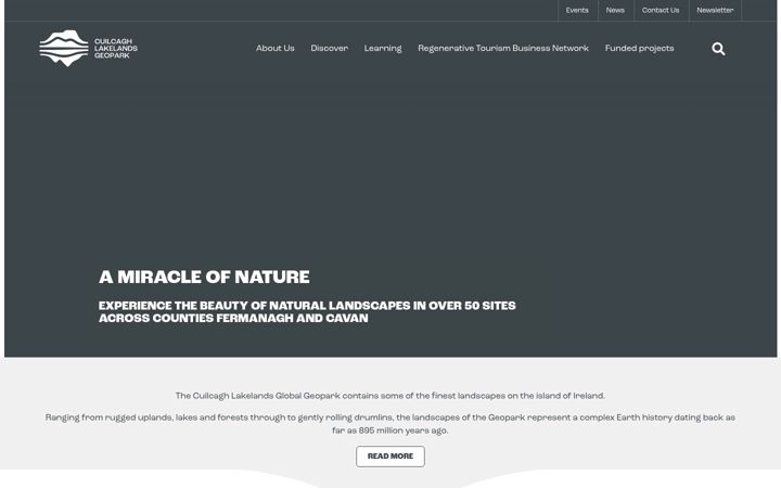 Screenshot of cuilcaghlakelands.org