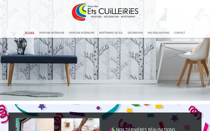 Screenshot of cuilleiries-peinture.fr