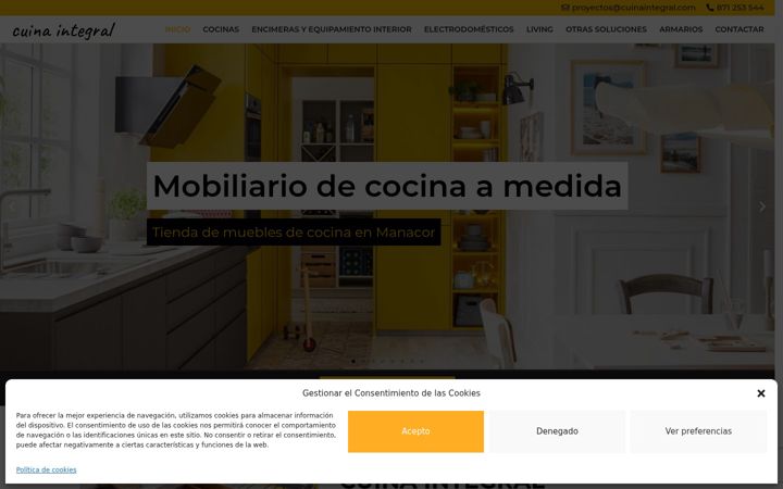 Screenshot of cuinaintegral.com
