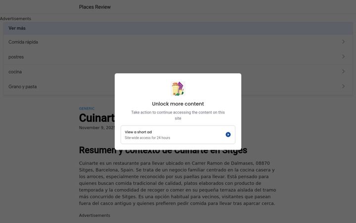 Screenshot of cuinarte.es