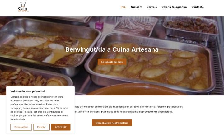 Screenshot of cuinartesana.cat