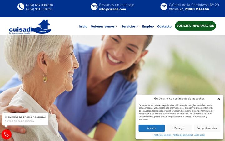Screenshot of cuisad.com