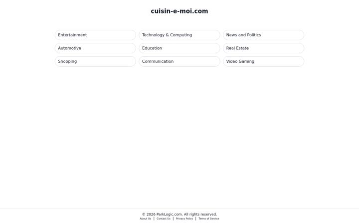 Screenshot of cuisin-e-moi.com