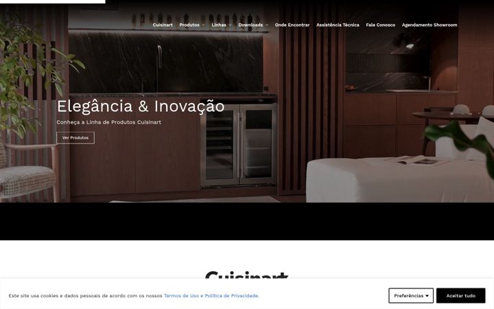 Screenshot of cuisinartarkton.com.br