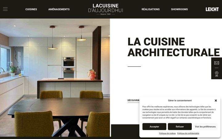 Snimka zaslona za cuisine-aujourdhui.fr