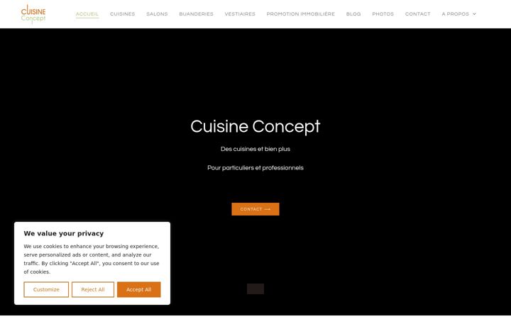 Screenshot of cuisine-concept.be