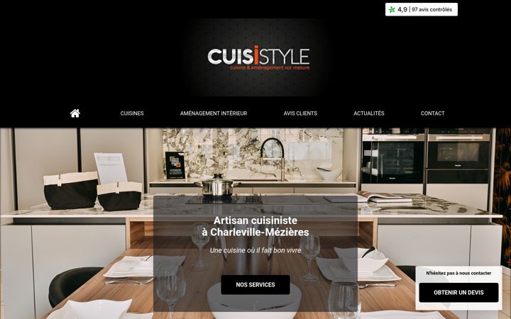 Screenshot of cuisine-cuisistyle.fr