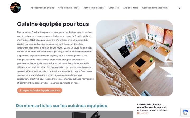 Captura de pantalla de cuisine-equipee.net