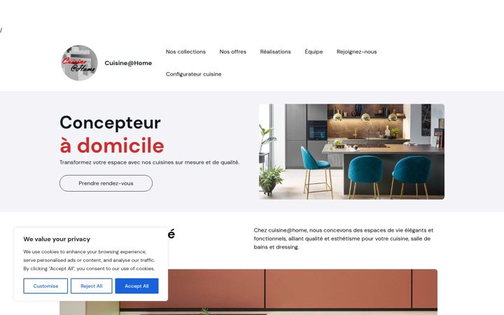 Screenshot of cuisine-home.fr