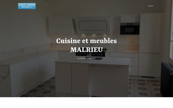 Screenshot of cuisine-malrieu.fr