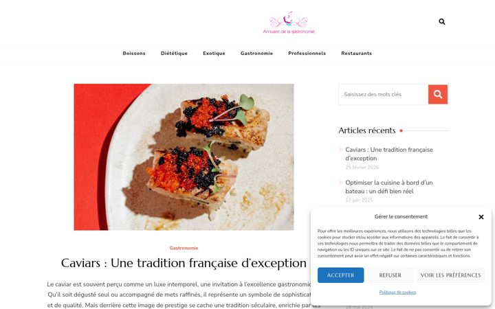Екранна снимка на cuisine-recettes.eu