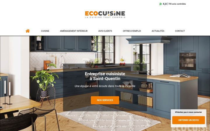 Screenshot of cuisine-saint-quentin.fr