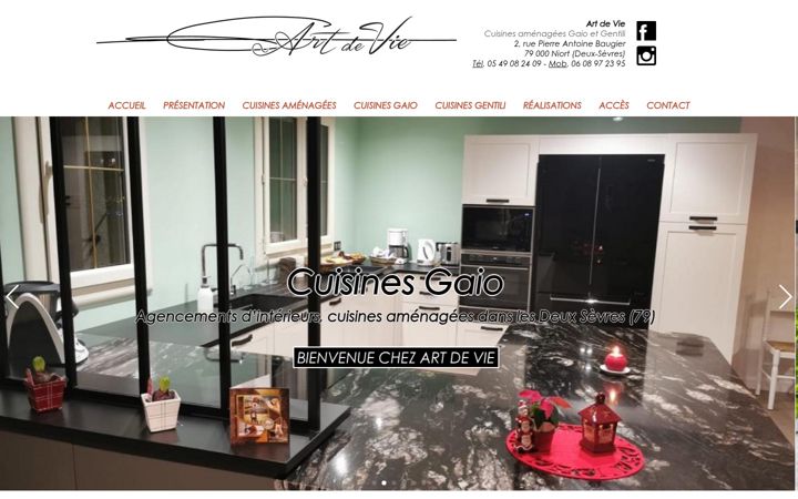 Screenshot of cuisine-salledebains-gaio.com