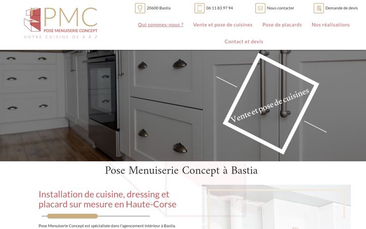 Ekrano kopija cuisinebastia.fr