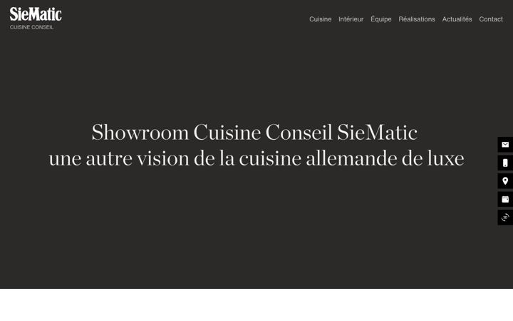 Screenshot of cuisineconseil.be