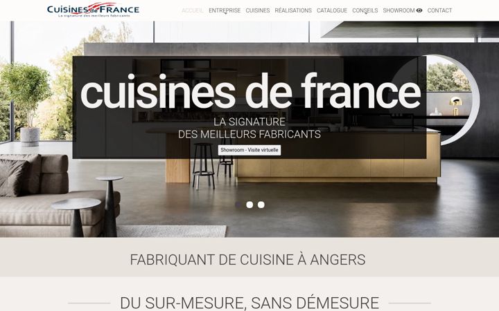 Screenshot of cuisines-de-france.fr