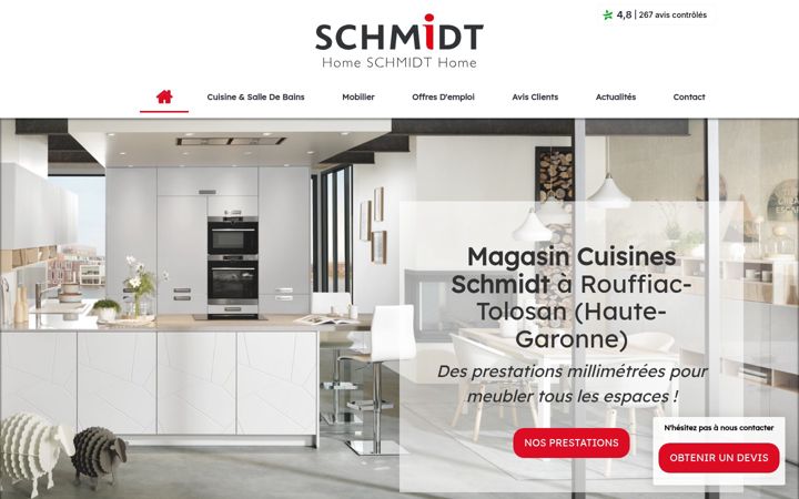 Screenshot of cuisines-rouffiac-toulouse.com