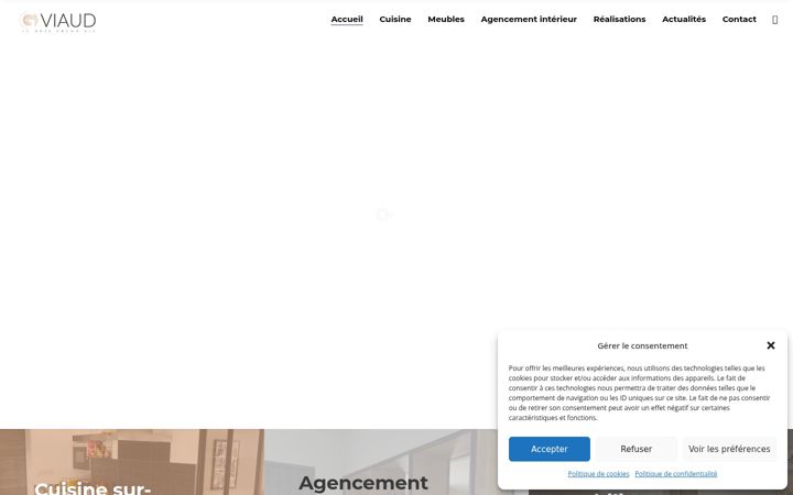 Screenshot of cuisines-viaud.fr