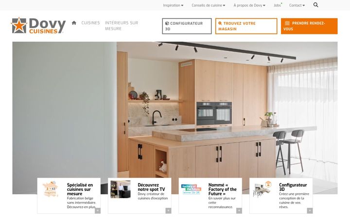 Screenshot of cuisinesdovy.fr
