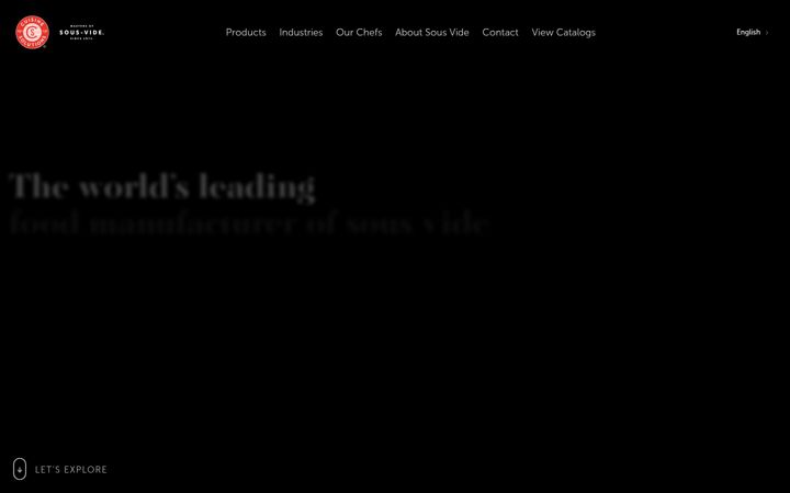 Screenshot of cuisinesolutions.com
