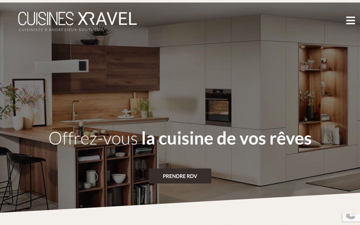 Screenshot of cuisinesxravel.com