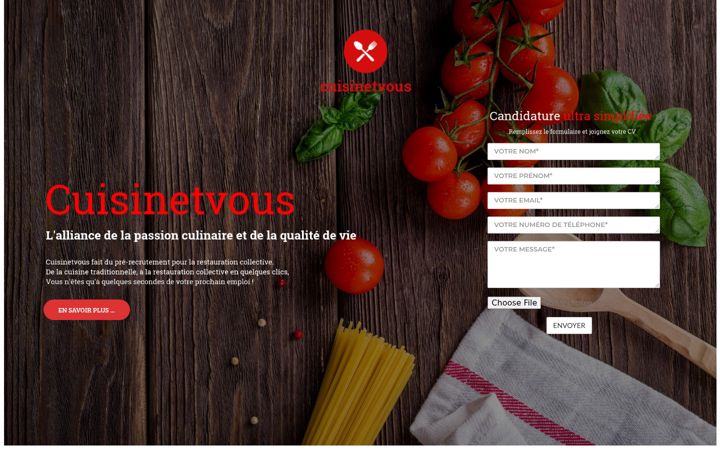 Screenshot van cuisinetvous.fr