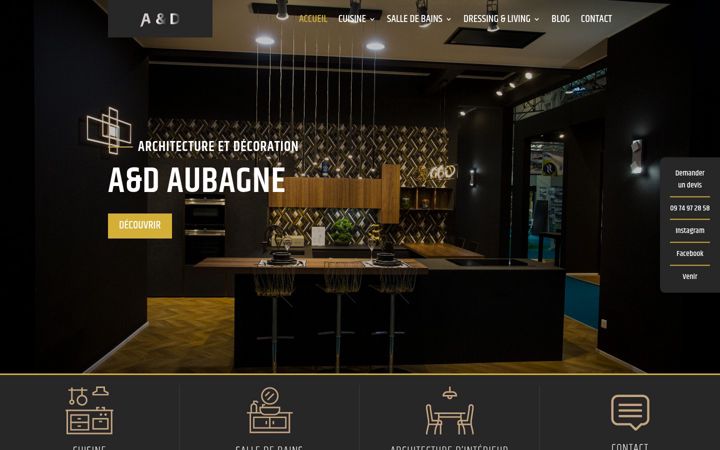 Screenshot of cuisiniste-aubagne.fr