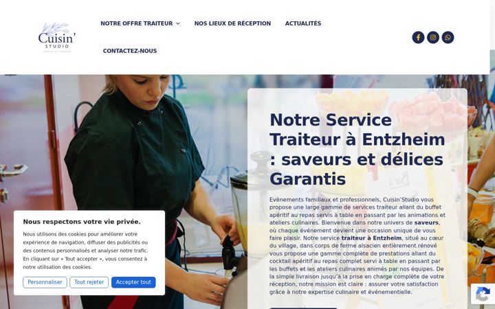 Screenshot van cuisinstudio.fr
