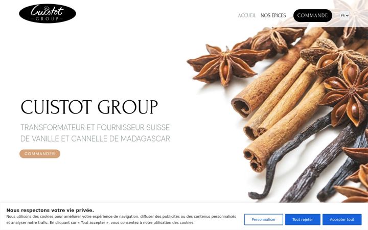 Screenshot of cuistotgroup.com