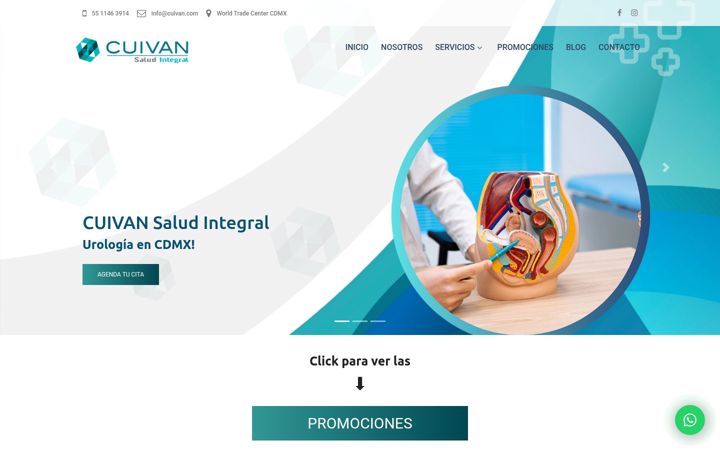Screenshot of cuivan.com
