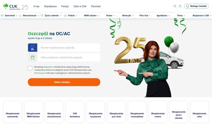 Zrzut ekranu cuk.pl