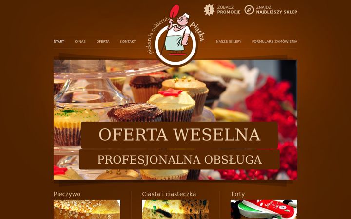 Zrzut ekranu cukiernia-piatka.pl