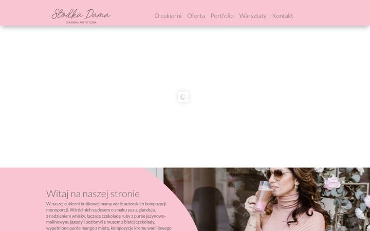Screenshot of cukierniaslodkadama.pl