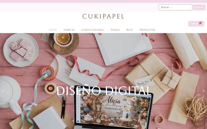 Screenshot of cukipapel.com