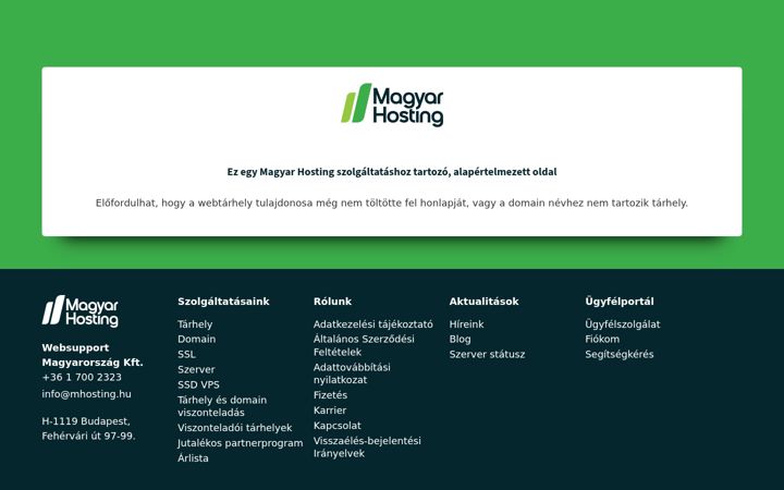 Screenshot von cukisagvilaga.hu