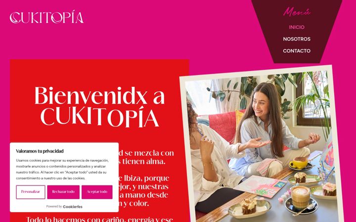 Screenshot of cukitopia.com