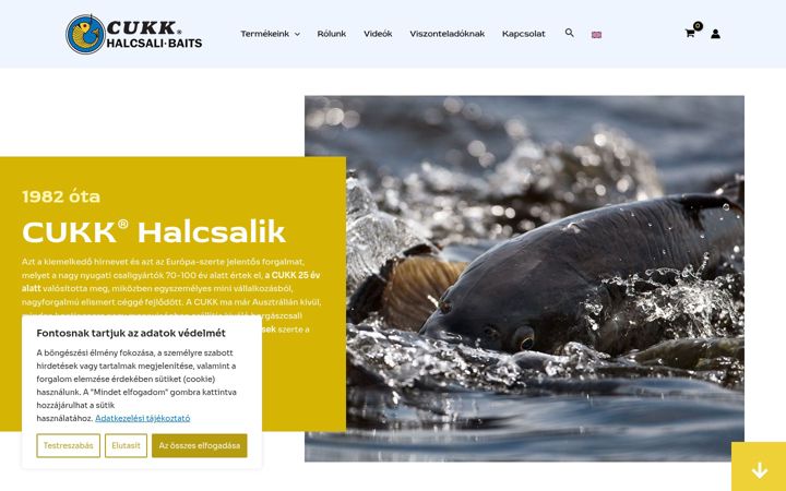 Screenshot von cukk.hu