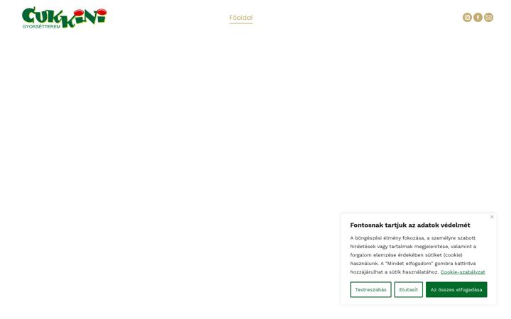 Screenshot of cukkinietterem.hu