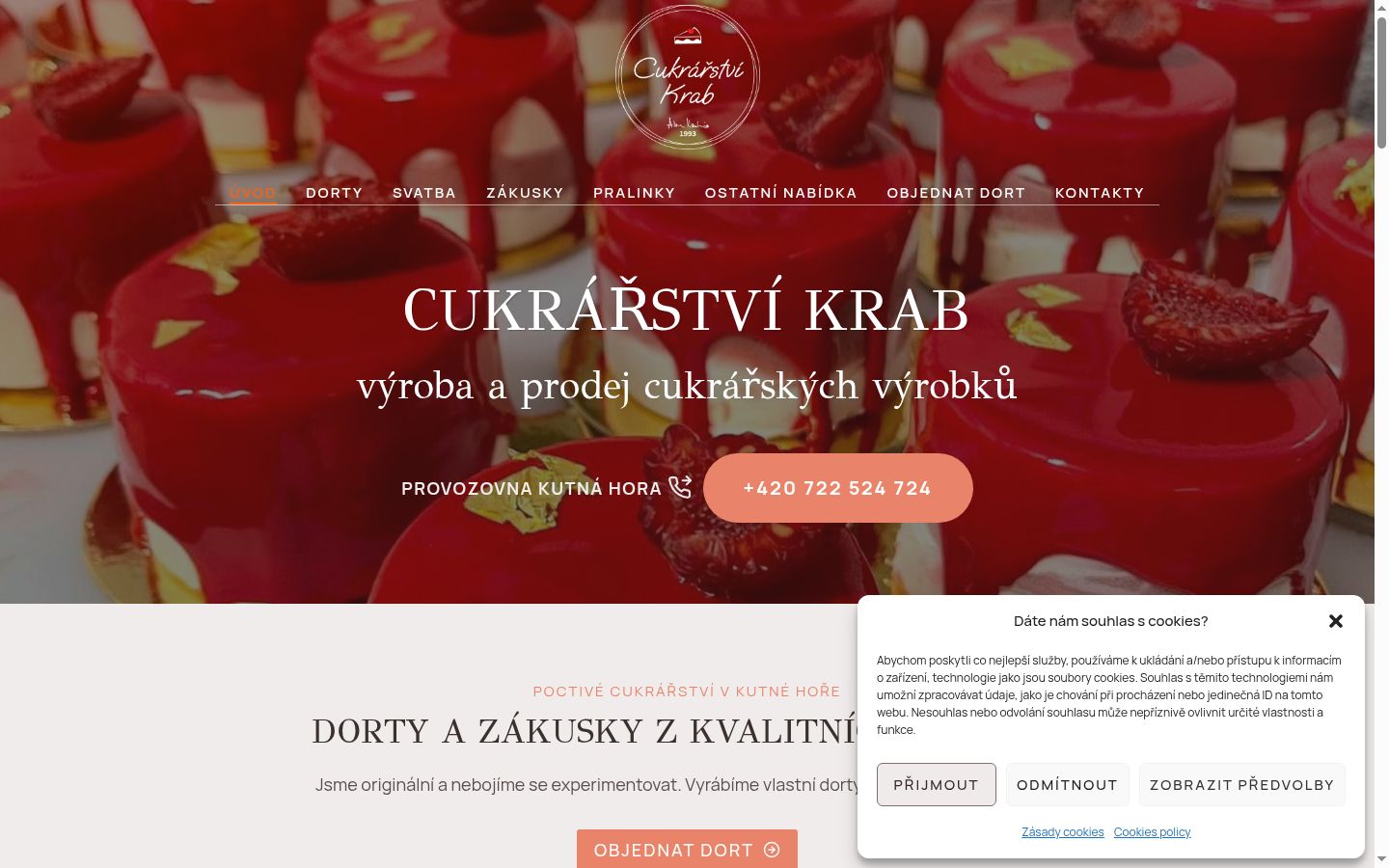 Snímka obrazovky banera súhlasu zobrazeného pred akoukoľvek interakciou
